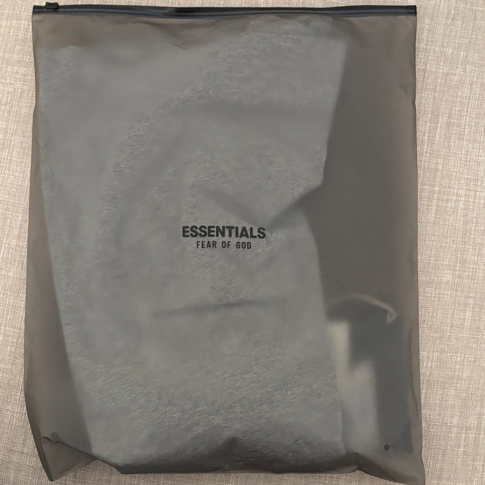 Fear of God ESSENTIALS Black Zip Toiletry Pouch